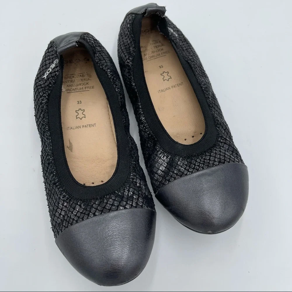 Geox Respira Priuma Italian Cap Toe Ballet